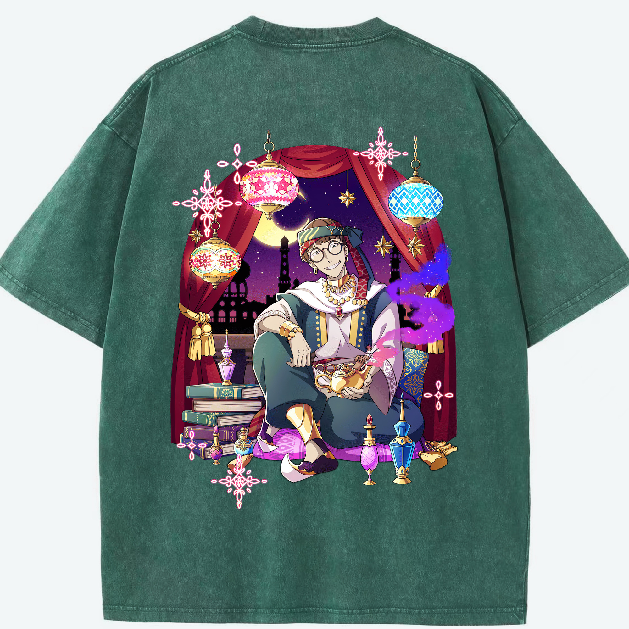 （画像用） 文豪ストレイドッグス Bungo Stray Dogs 綿100% ヴィンテージ風 半袖Tシャツ（背面プリント）